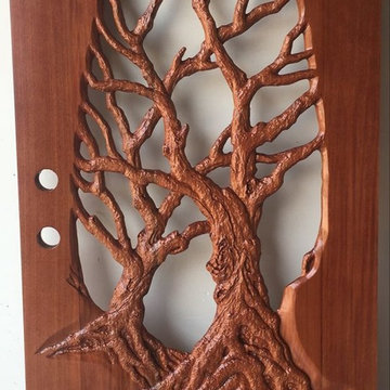 Tree Carved Door