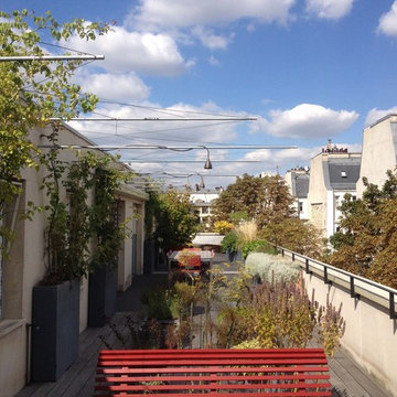 Réalisation d'un jardin sur un balcon filant