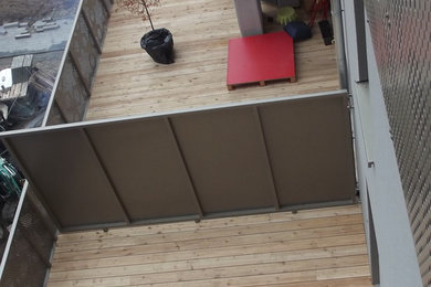Modelo de balcones moderno grande sin cubierta