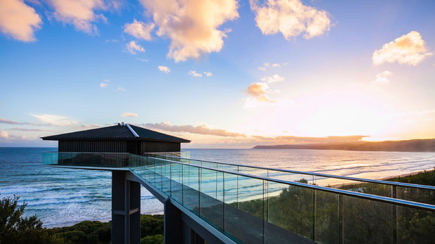 Contemporary Balcony by Blue Horizon Interiors Pty Ltd