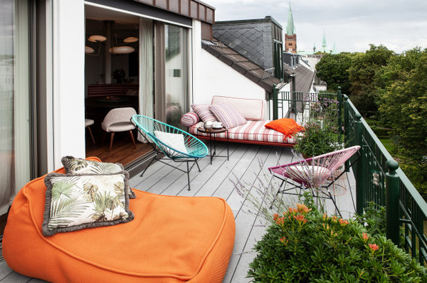 Eclectic Balcony by EMMA B. HOME
