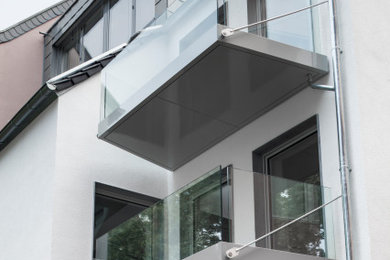 Exempel på en modern balkong