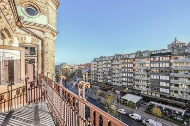 Klassischer Balkon in Göteborg