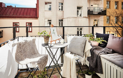 Balkon dekorieren: 8 schnelle Styling-Ideen für den coolen Scandi-Look
