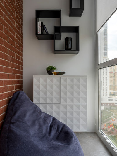 Современный Балкон и лоджия by Geometrium - Студия дизайна интерьеров
