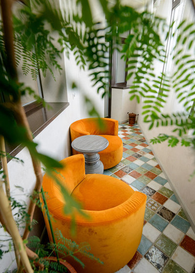 Ретро Балкон и лоджия by IZOOOM, design interior studio