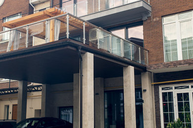 Идея дизайна: балкон и лоджия в современном стиле