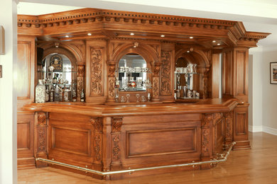Residential Bar Wood Carving