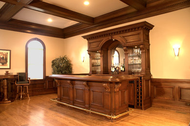 Residential Bar Wood Carving