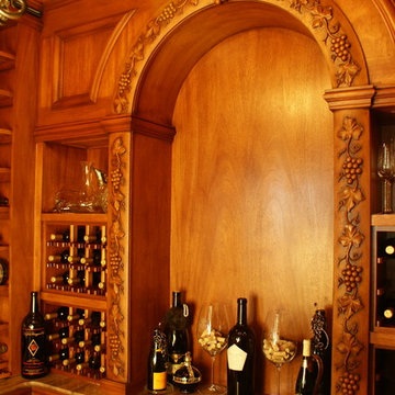 Wine Shelves Residential Bar