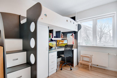 Design ideas for a modern kids' bedroom in Copenhagen.