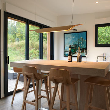Chalet de réception dans le vignoble