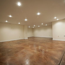 final concrete floor