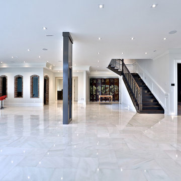 75 Marble Floor Basement Ideas You Ll, Marble Basement Floor Plan