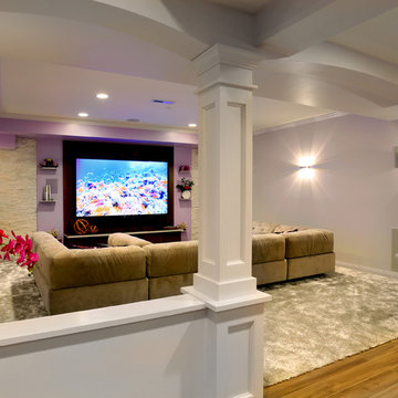 A Basement Built for Entertaining