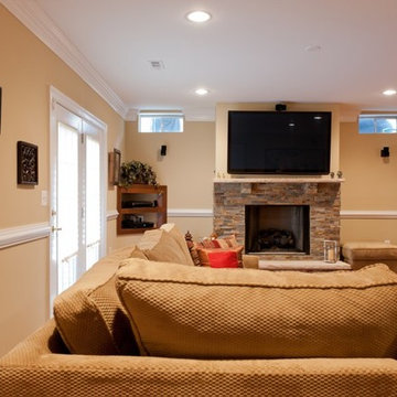 A Home in the Basement Adds Space for Family in Ashburn, Virginia