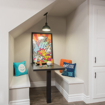 A Transitional Basement for Entertaining + Play
