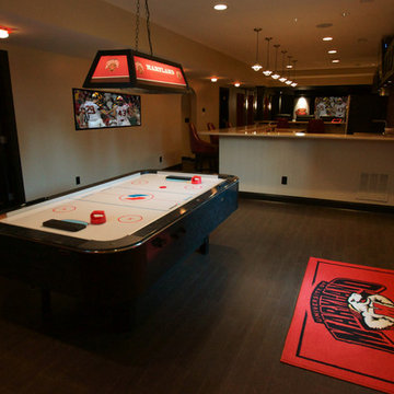 Air Hockey Game Area Next To The Wet Bar