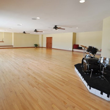 Annsley - finished lower level dance studio