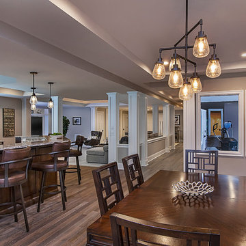 Architecturally Detailed Basement