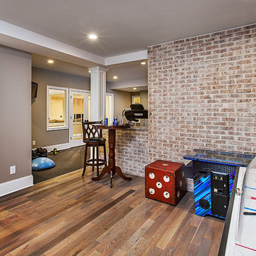 Architecturally Detailed Basementb