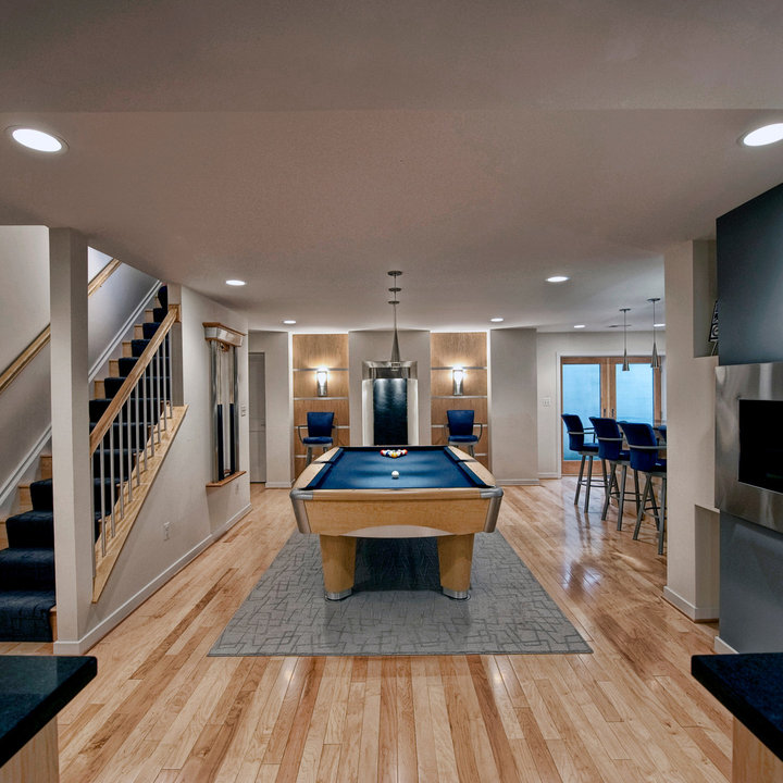 Basement Pool Table Photos & Ideas Houzz