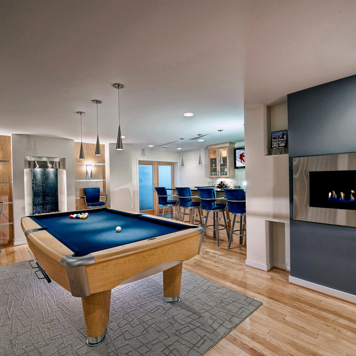 Basement Pool Table Photos & Ideas Houzz