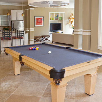 Atlanta Residence-Basement Billiards Room
