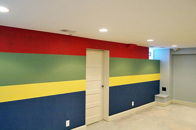 Example of a basement design in Minneapolis