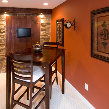 Aurora Colorado Rustic Basement Finish