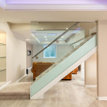 Bangert Lane Basement Modern Stairs