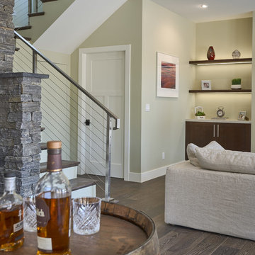 Basement Bar & Family Room