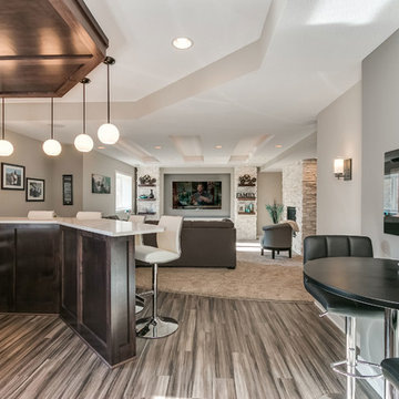 Basement Bar and Home Theater