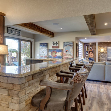 Basement Bar and Home Theater