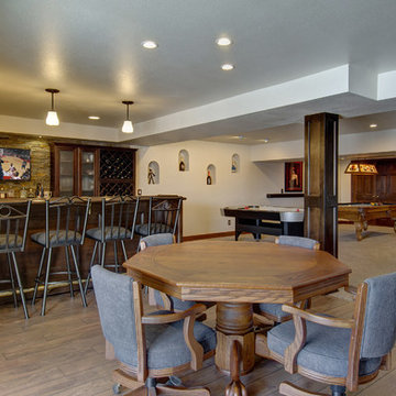 Basement Bar and Table Game Room