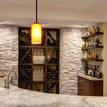 Basement Bar and Wine Rack