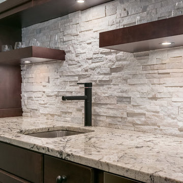 Basement Bar Backsplash
