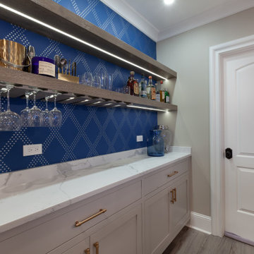 Basement Bar Cabinetry in Hinsdale, Illinois