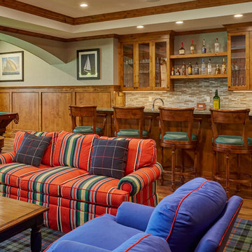 Basement Bar in Knotty Alder
