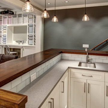 Basement Bar, Media, and LEGO room