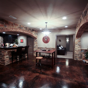 Basement Bar Wine Room