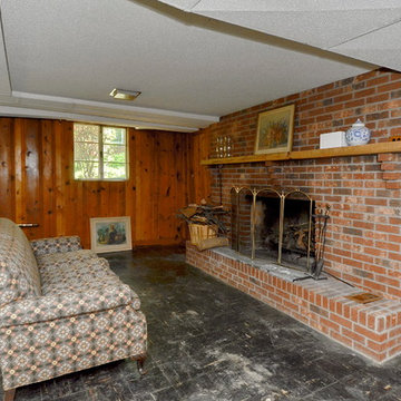 Basement before Remodel