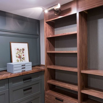 Basement Custom Cabinets and Built-In Shelving