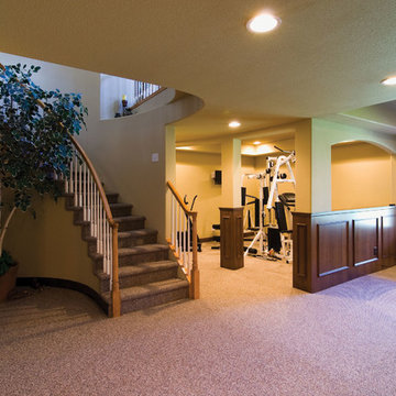 Basement Entry and Gym