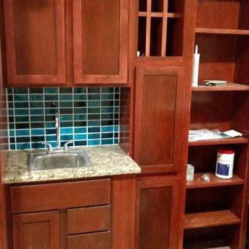 Basement Finish Rescue - Custom Cabinets