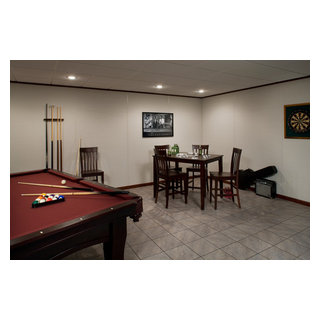 Basement Finishing Ideas - Traditional - Basement - Detroit - by Owens ...