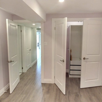 Basement finishing project in Oakville
