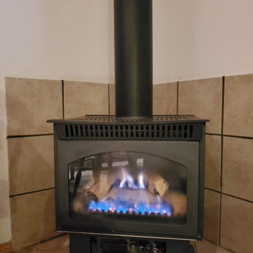 Basement Fireplace