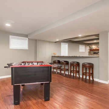 Basement Game and TV Area
