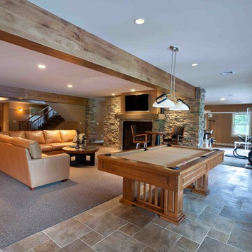Basement Game Room and Gym